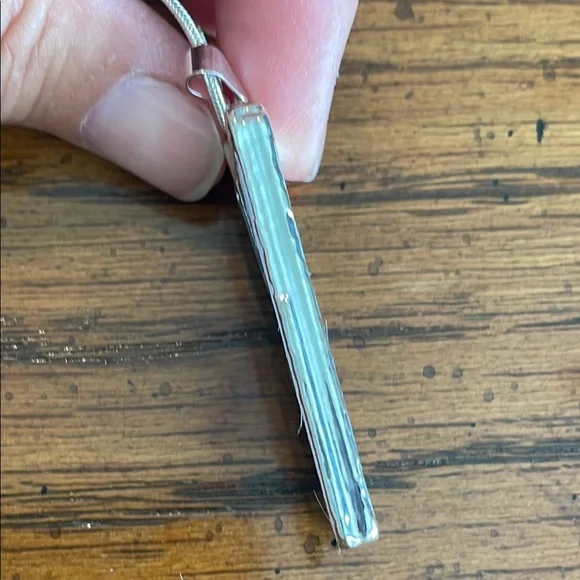 Kyanite and Selenite Pendant Necklace - Picture 3 of 5